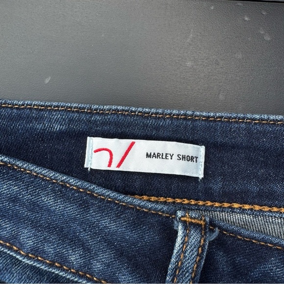 Vigoss Blue Jean Shorts Distressed Frayed Hem - Picture 4 of 9